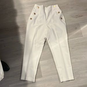 Zara White Pants